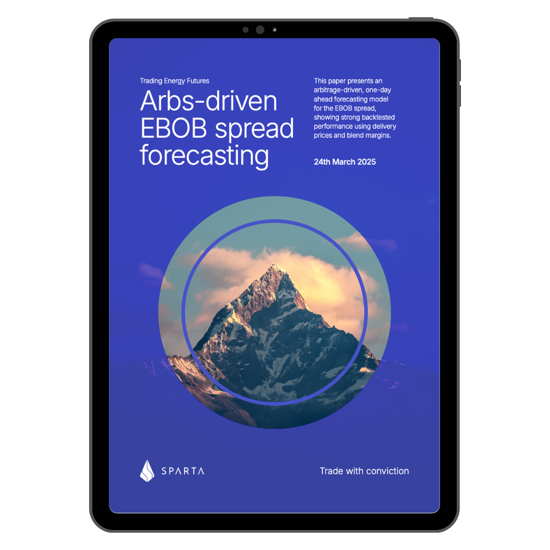 Arbs-Driven EBOB spread forecasting